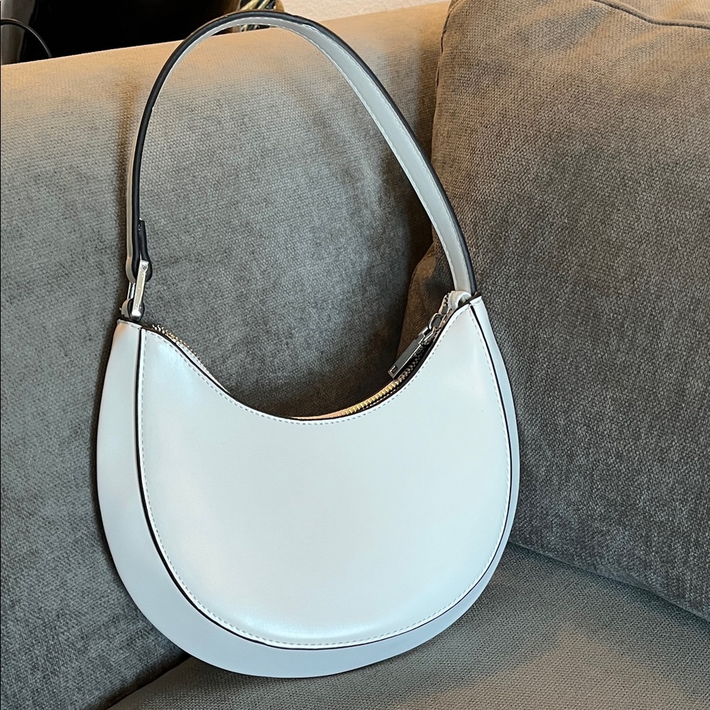 Mango Chic White Shoulder Bag